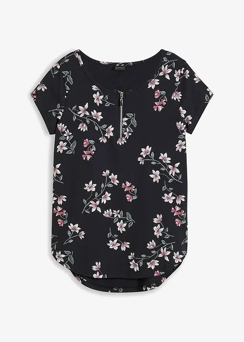 Oversize-Shirt aus Baumwoll-Mix, bonprix