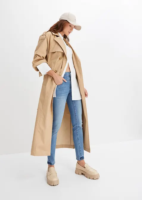 Jean skinny, taille mi-haute, raccourci, bonprix