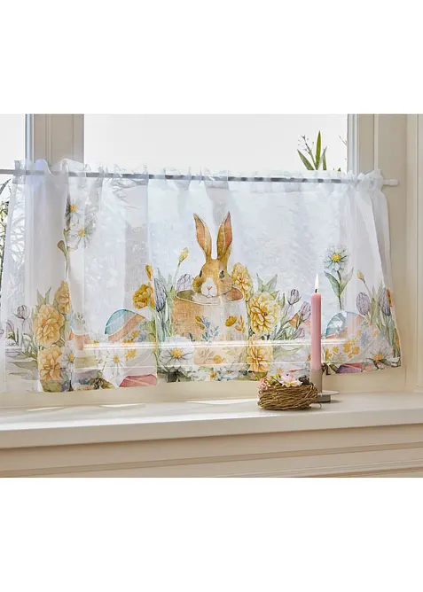 Brise-bise avec imprim&eacute; lapins, bonprix