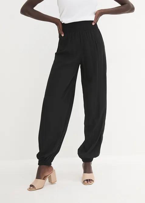 Ballonhose aus flie&szlig;ender Viskose, bonprix