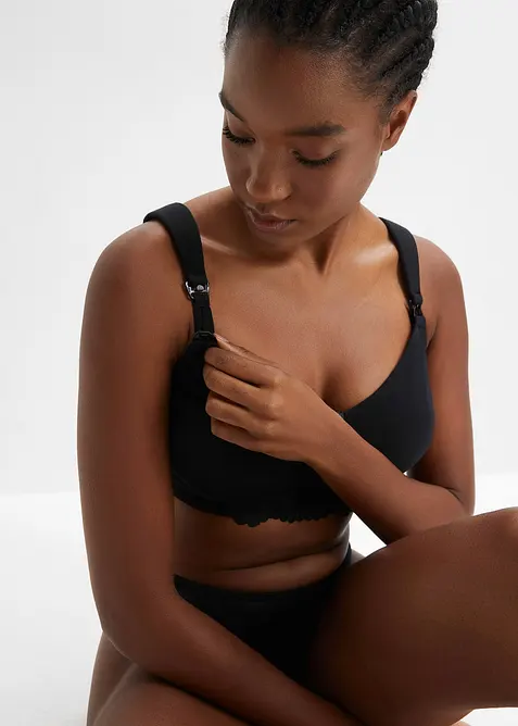 Still-BH ohne B&uuml;gel mit Bio-Baumwolle (2er Pack), bonprix