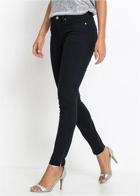 Skinny-Jeans Mid Waist, cropped, bonprix