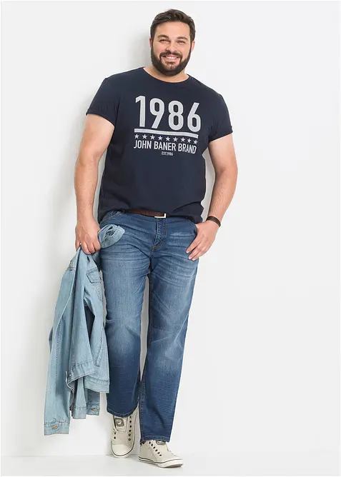 Classic Fit Stretch-Jeans, Straight, bonprix