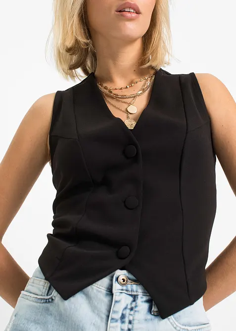 Anzugweste aus fester Interlock-Qualität, bonprix