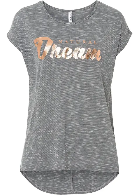 T-shirt long en viscose mélangée, bonprix