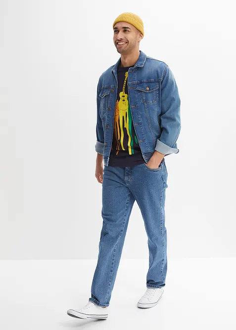 T-Shirt aus reiner Baumwolle, Slim Fit, bonprix