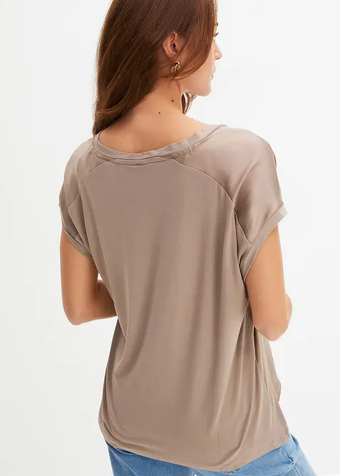 T-shirt en viscose mélangée, bonprix