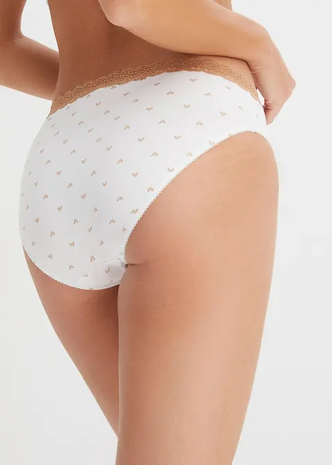 Lot de 4 slips maxi coton, bonprix