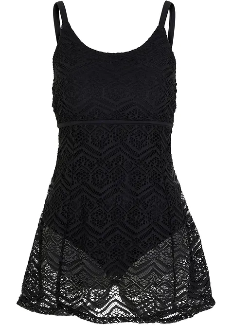 Robe de bain avec dentelle, bonprix