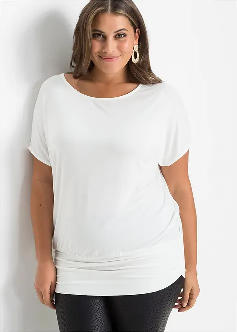 T-shirt doux en viscose extensible, bonprix