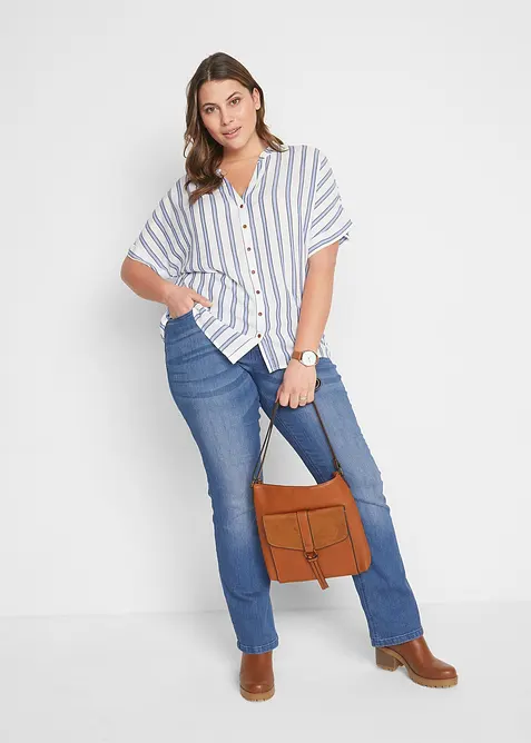 Chemisier en crépon de viscose fluide, bonprix