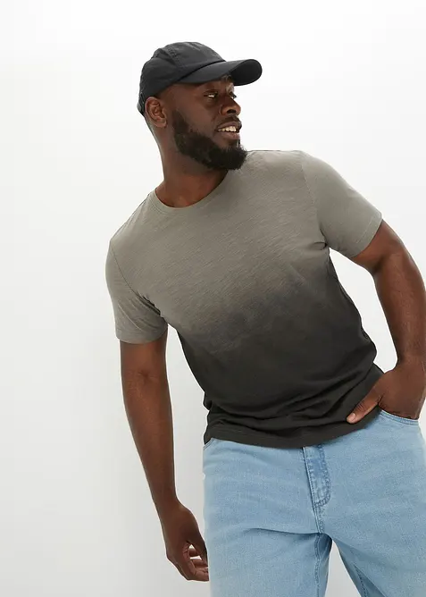 T-shirt 100% coton, Slim Fit, bonprix