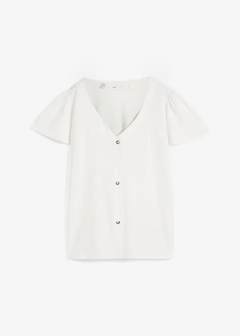Shirt mit Knopfleiste, bonprix