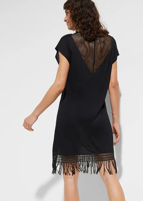 Transparentes Strandkleid aus Viskose, bonprix