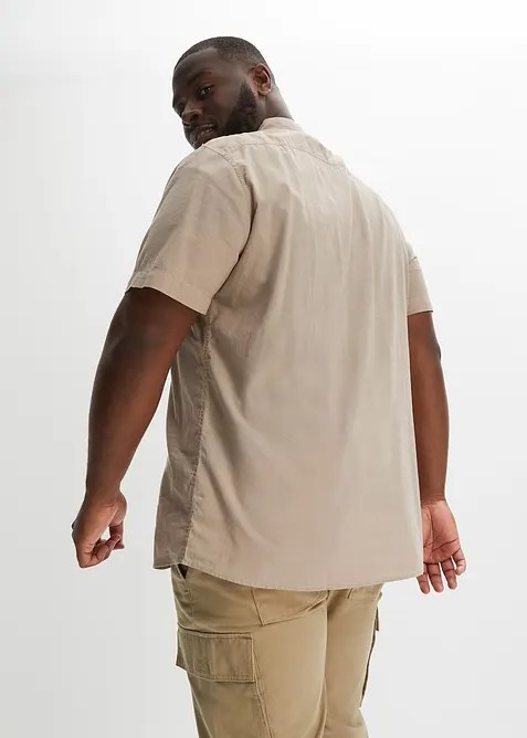 Kurzarmhemd aus reiner Baumwolle, bonprix