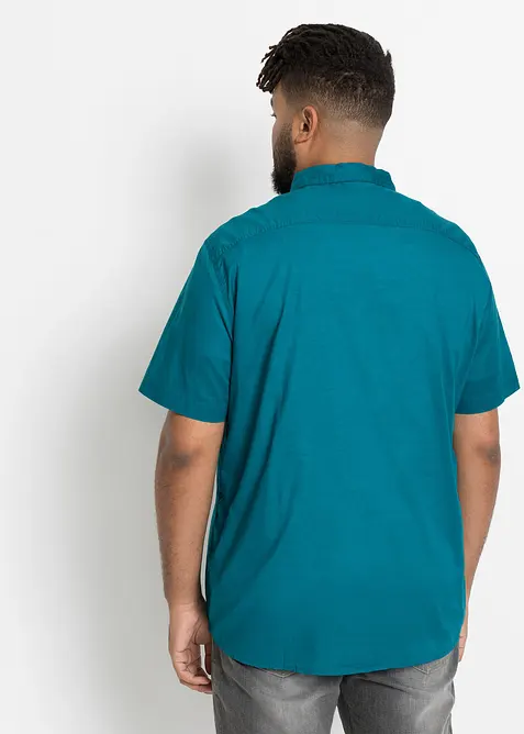 Kurzarmhemd aus reiner Baumwolle, bonprix