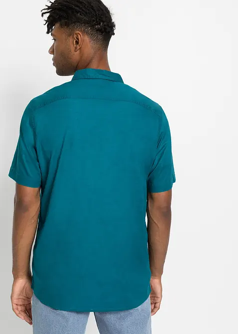 Kurzarmhemd aus reiner Baumwolle, bonprix