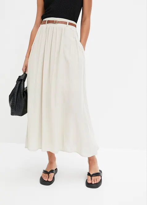 Maxirock mit G&uuml;rtel (2-tlg.Set), bonprix