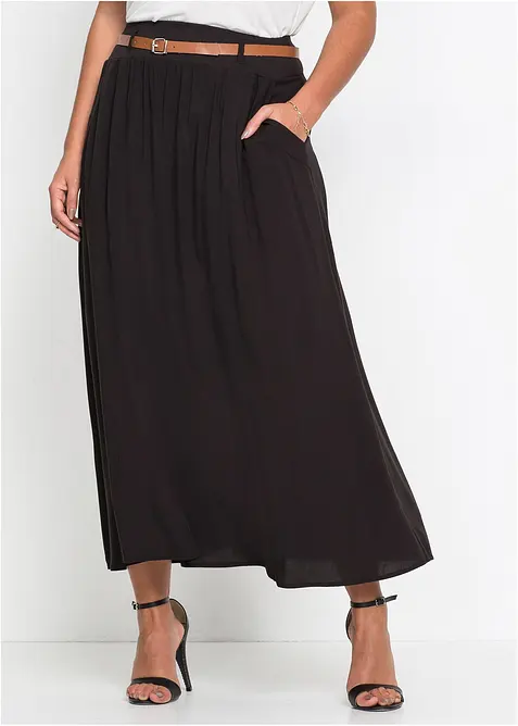Jupe longue en viscose fluide (ens. 2 pces), bonprix