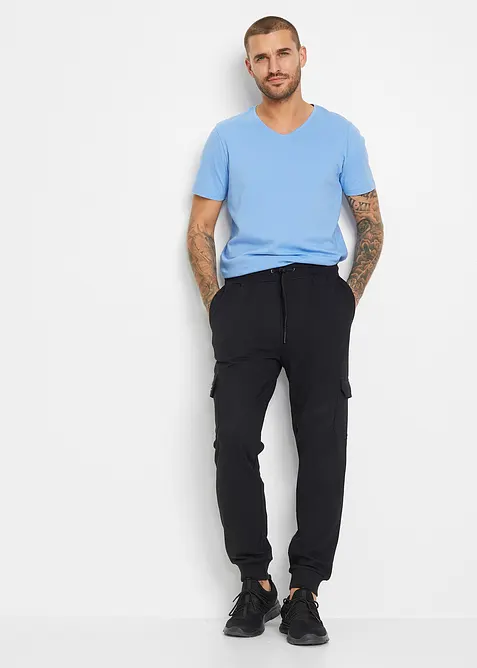 Pantalon de jogging &agrave; poches cargo, bonprix