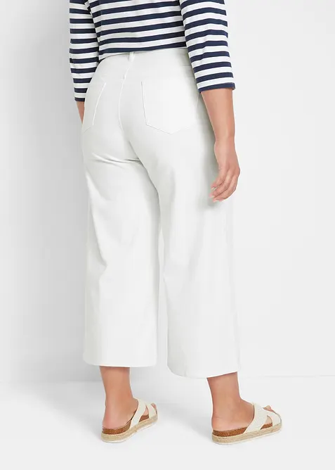 Lot de 2 corsaires en jean taille mi-haute, bonprix