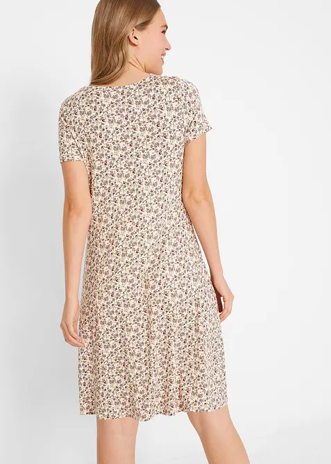 Knieumspielendes Jerseykleid aus Viskose-Mix, bonprix