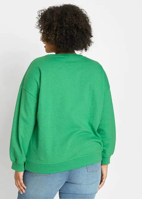 Oversize-Sweatshirt aus weichem Baumwoll-Mix, bonprix
