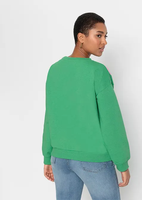 Oversize-Sweatshirt aus weichem Baumwoll-Mix, bonprix