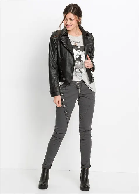 Twillhose aus elastischem Baumwoll-Mix, bonprix