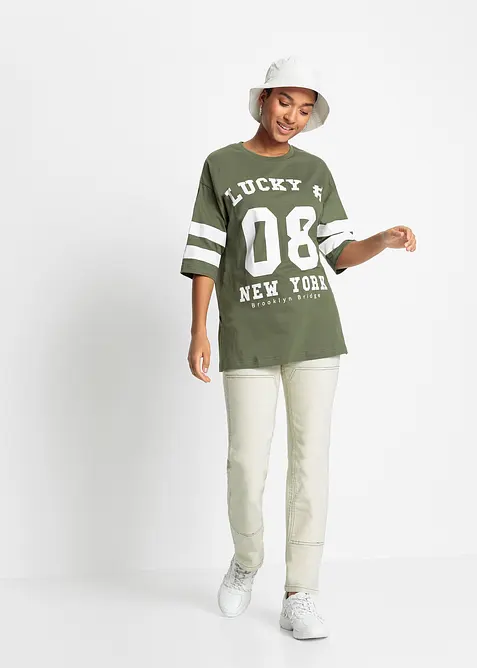 Oversize-Shirt aus reiner Bio-Baumwolle, bonprix