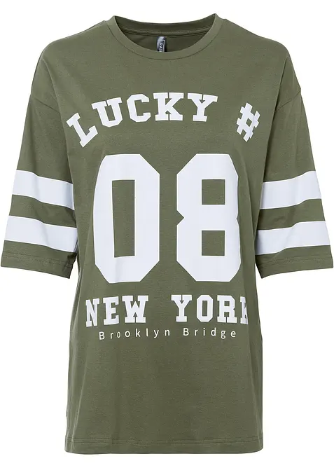 Oversize-Shirt aus reiner Bio-Baumwolle, bonprix