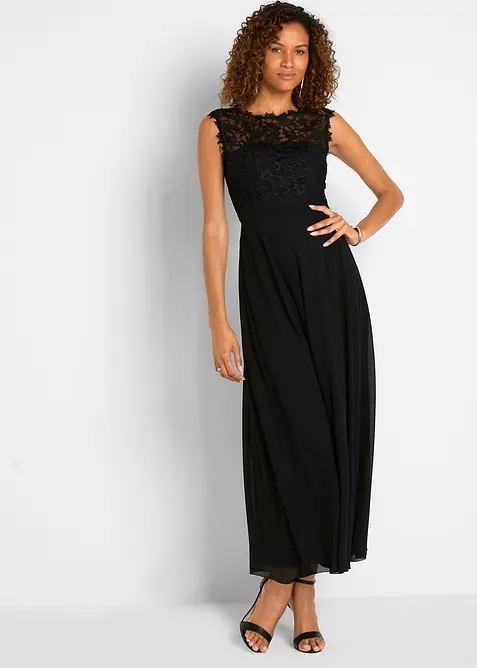 Maxikleid mit Spitze, bonprix