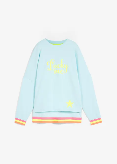 Sweatshirt mint bunten B&uuml;ndchen, bonprix