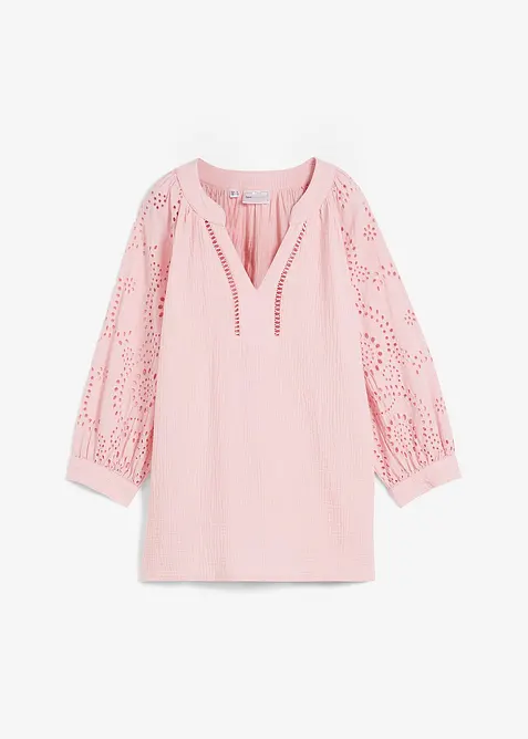 Tunika aus luftigem Musselin, bonprix