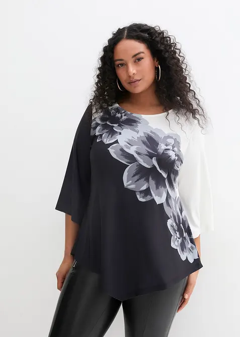 Shirt-Tunika mit Druck, bonprix