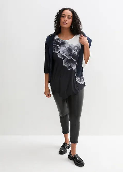 Shirt-Tunika mit Druck, bonprix