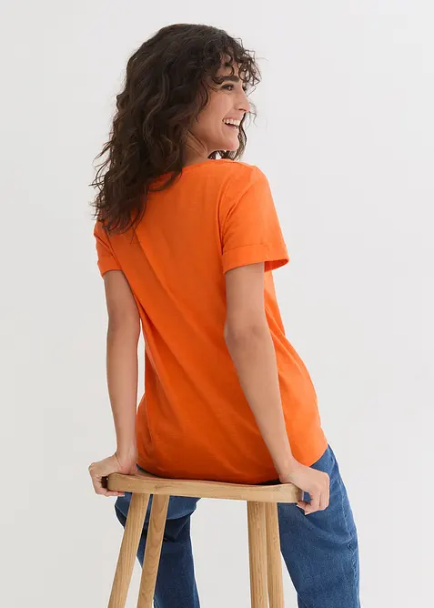 T-Shirt aus reiner Bio-Baumwolle, bonprix