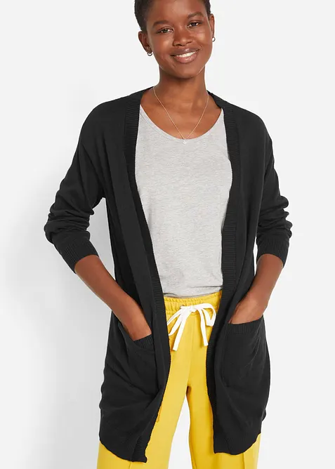 Baumwoll-Feinstrickjacke, bonprix