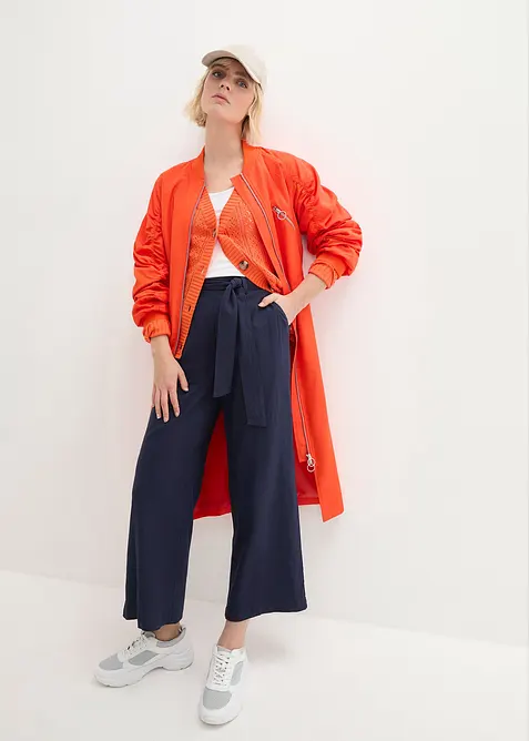 Culotte aus luftigem Leinen-Mix, bonprix