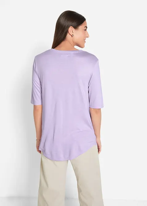 Lot de 2 t-shirts en viscose doux, bonprix