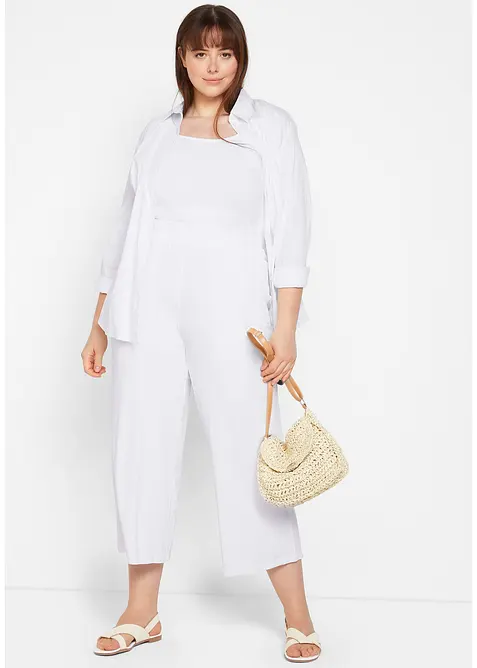 Jersey-Hose aus flie&szlig;endem Viskose-Mix, 7-8-L&auml;nge, bonprix