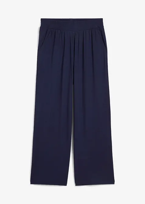 Pantalon 7/8 fluide en jersey viscose, bonprix