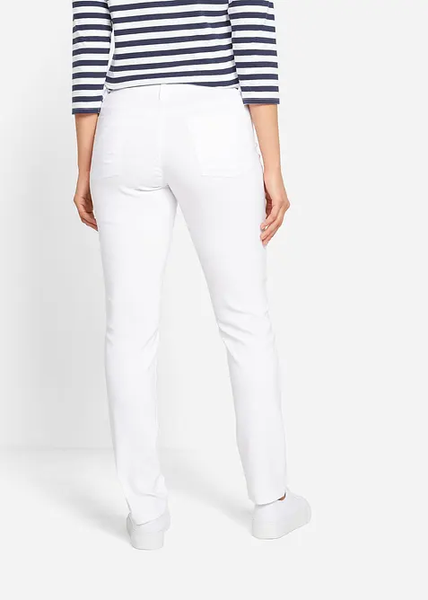 Pantalon droit en bengaline extensible, bonprix