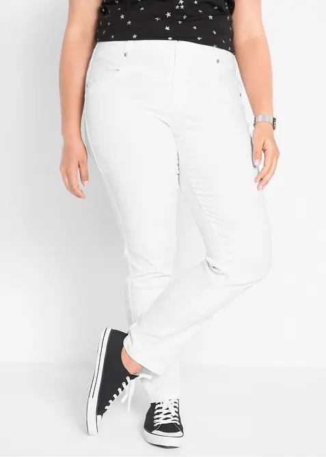 Bengalin-Stretch-Hose, Straight, bonprix