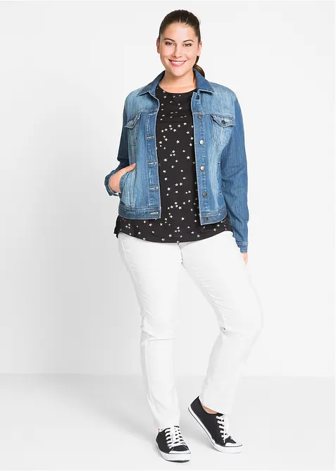 Bengalin-Stretch-Hose, Straight, bonprix