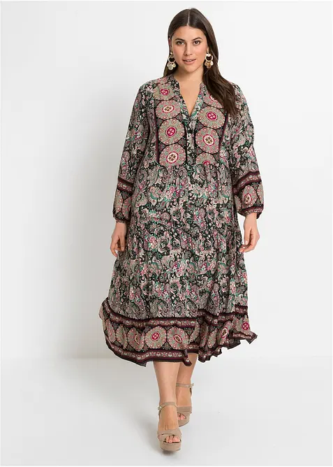 Robe-tunique imprim&eacute;e, bonprix