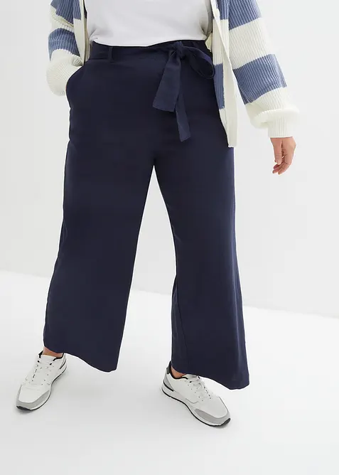 Culotte aus luftigem Leinen-Mix, bonprix