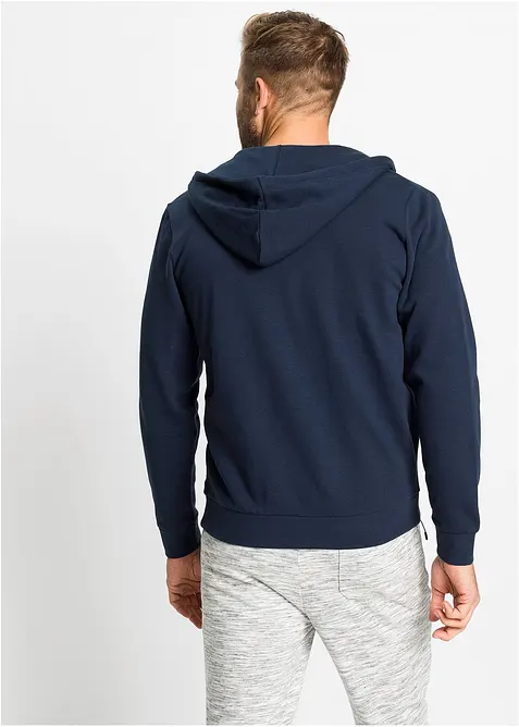 Kapuzen-Sweatjacke mit Reißverschluss, bonprix