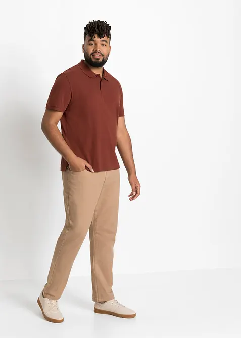 Polo en maille piqu&eacute;e 100% coton, bonprix