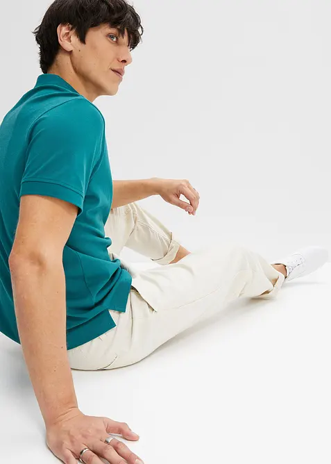 Piqué-Poloshirt aus reiner Bio-Baumwolle, bonprix